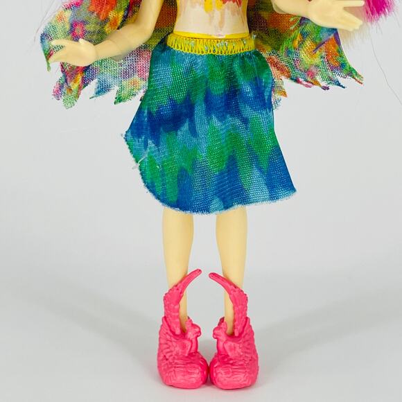 Mattel Enchantimals Peeki Parrot Doll Cut Hair Missing Parrot and Crown - GUC - Picture 8 of 15